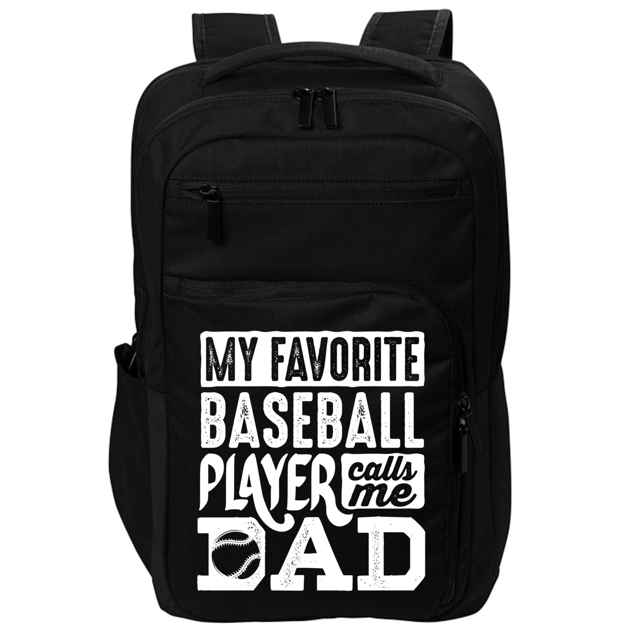 Baseball Dad Cool Gift Baseball Lover Cute Gift Impact Tech Backpack