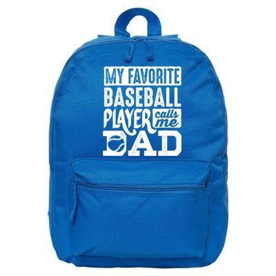 Baseball Dad Cool Gift Baseball Lover Cute Gift 16 in Basic Backpack