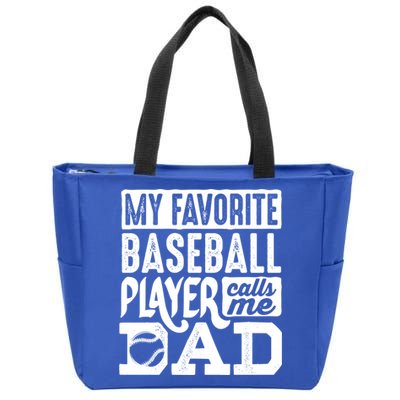 Baseball Dad Cool Gift Baseball Lover Cute Gift Zip Tote Bag