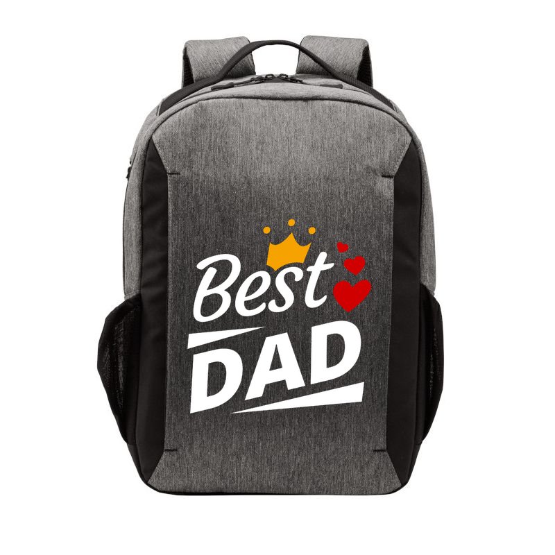 Best Dad Crown Father's Day Gift Vector Backpack