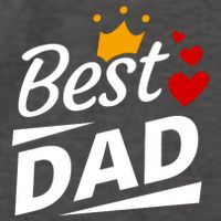 Best Dad Crown Father's Day Gift Vector Backpack