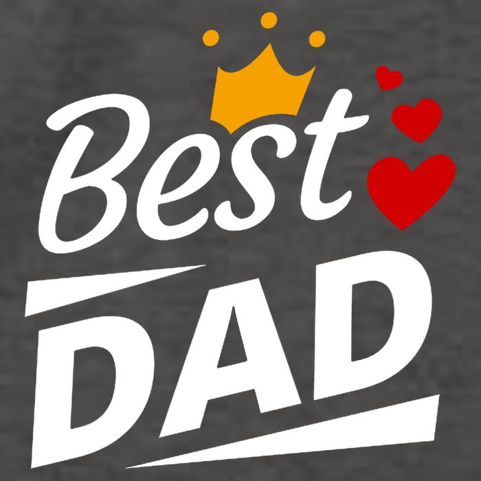 Best Dad Crown Father's Day Gift Vector Backpack