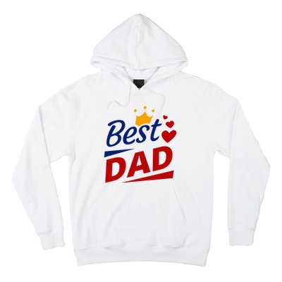 Best Dad Crown Father's Day Gift Hoodie