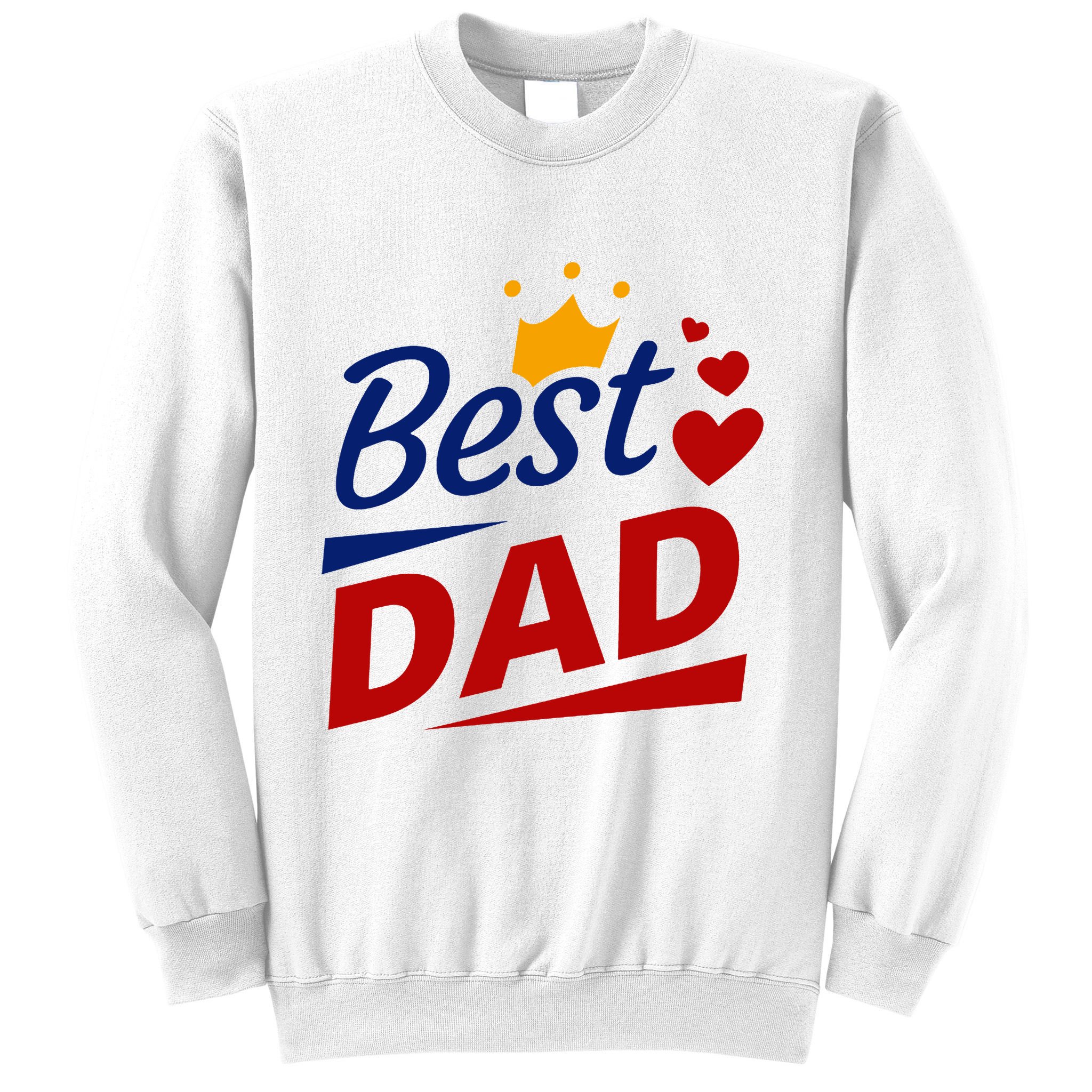 Best Dad Crown Father's Day Gift Sweatshirt