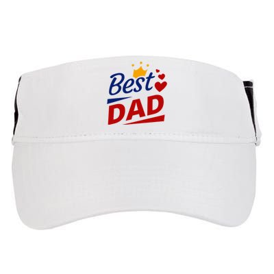 Best Dad Crown Father's Day Gift Adult Drive Performance Visor