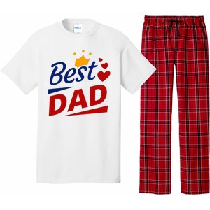 Best Dad Crown Father's Day Gift Pajama Set