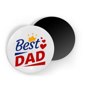 Best Dad Crown Father's Day Gift Magnet