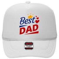 Best Dad Crown Father's Day Gift Trucker Hat