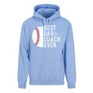 Best Dad Coach Ever Funny Baseball For Sport Lovers Cool Gift Unisex Surf Hoodie