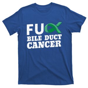 Bile Duct Cancer Awareness Warrior Cholangiocarcinoma Gift Funny Gift T-Shirt