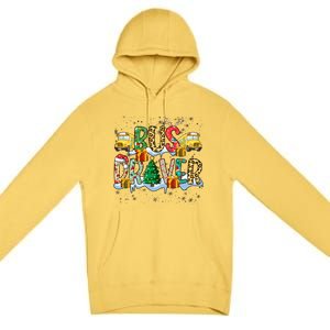 Bus Driver Christmas School Bus Driver Xmas Party Gift Premium Pullover Hoodie