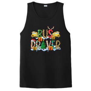 Bus Driver Christmas School Bus Driver Xmas Party Gift PosiCharge Competitor Tank