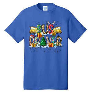 Bus Driver Christmas School Bus Driver Xmas Party Gift Tall T-Shirt