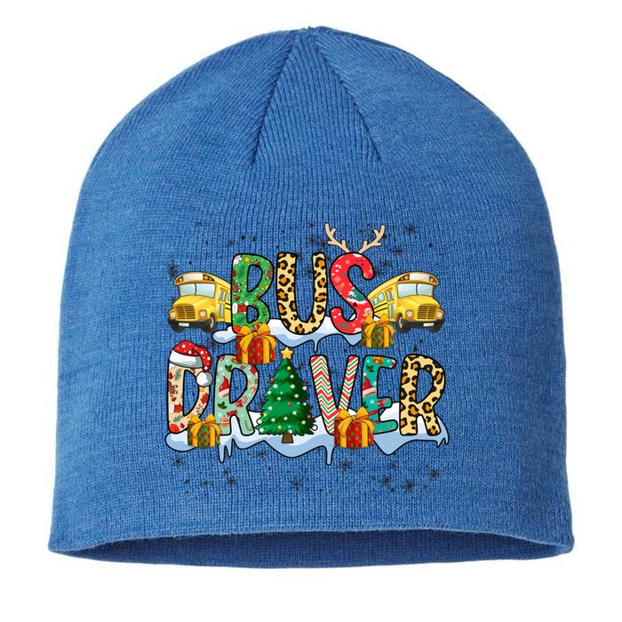 Bus Driver Christmas School Bus Driver Xmas Party Gift Sustainable Beanie