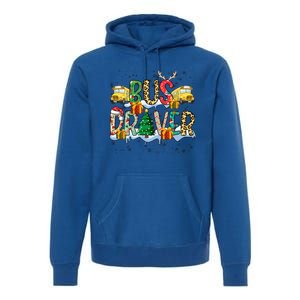 Bus Driver Christmas School Bus Driver Xmas Party Gift Premium Hoodie