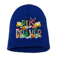 Bus Driver Christmas School Bus Driver Xmas Party Gift Short Acrylic Beanie