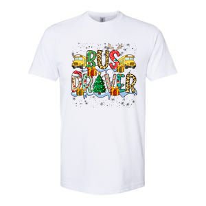 Bus Driver Christmas School Bus Driver Xmas Party Gift Softstyle CVC T-Shirt