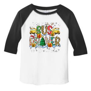 Bus Driver Christmas School Bus Driver Xmas Party Gift Toddler Fine Jersey T-Shirt