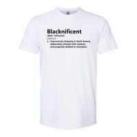 Blacknificent Definition Culture Heritage Empower Pride Love Softstyle CVC T-Shirt