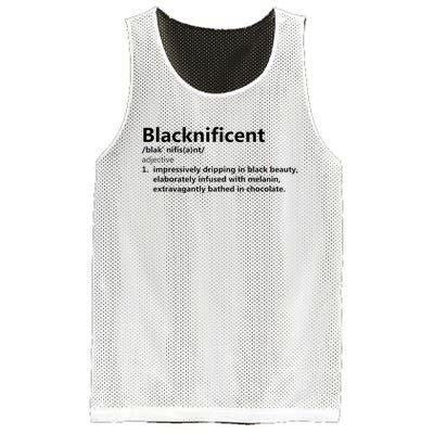 Blacknificent Definition Culture Heritage Empower Pride Love Mesh Reversible Basketball Jersey Tank