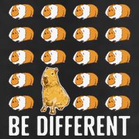 Be different Capybaras Funny Capibara Rodent Capybara  7 Panel Mesh Trucker Snapback Hat