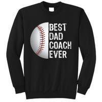 Best Dad Coach Ever Funny Baseball Tee for Sport Lovers Sweatshirt