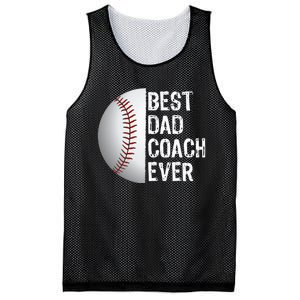 Best Dad Coach Ever Funny Baseball Tee for Sport Lovers Mesh Reversible Basketball Jersey Tank