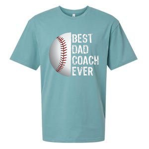 Best Dad Coach Ever Funny Baseball Tee for Sport Lovers Sueded Cloud Jersey T-Shirt