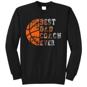 Best Dad Coach Ever Father's Day Basketball Sweatshirt