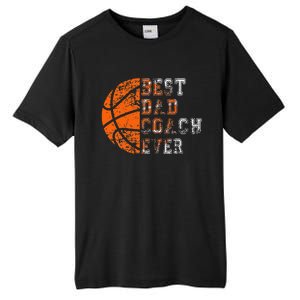 Best Dad Coach Ever Father's Day Basketball Tall Fusion ChromaSoft Performance T-Shirt