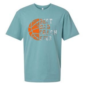 Best Dad Coach Ever Father's Day Basketball Sueded Cloud Jersey T-Shirt