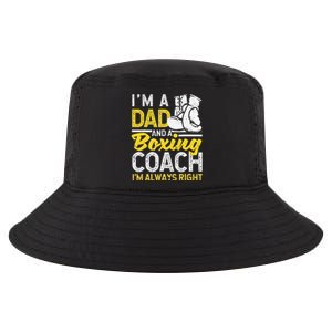 Boxer Daddy Coaches Fathers Day I'm A Dad And A Boxing Coach Cool Comfort Performance Bucket Hat