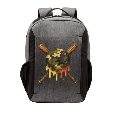 Baseball Drip Camo Baseball Bats Sports Cool Game Day Vector Backpack