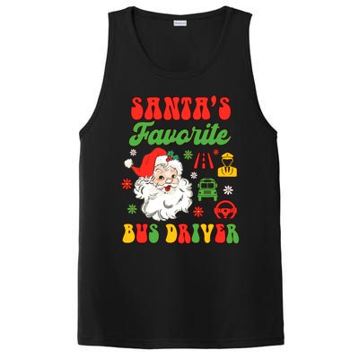 Bus Driver Christmas Xmas Vibes SantaS Favorite Bus Driver PosiCharge Competitor Tank