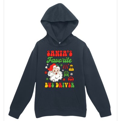 Bus Driver Christmas Xmas Vibes SantaS Favorite Bus Driver Urban Pullover Hoodie