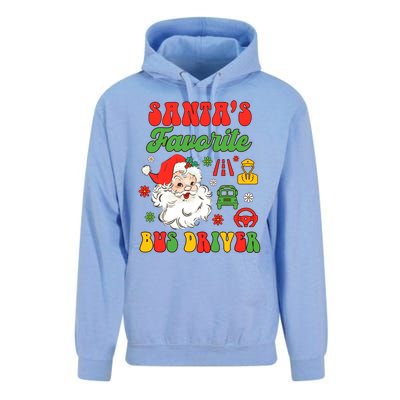 Bus Driver Christmas Xmas Vibes SantaS Favorite Bus Driver Unisex Surf Hoodie