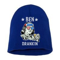 Ben Drankin Cute Gift President Ing Funny 4th Of July Gift Short Acrylic Beanie