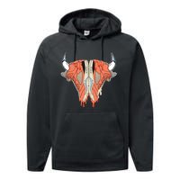 Buffalo Drip Crimson Bliss 5s Matching Performance Fleece Hoodie