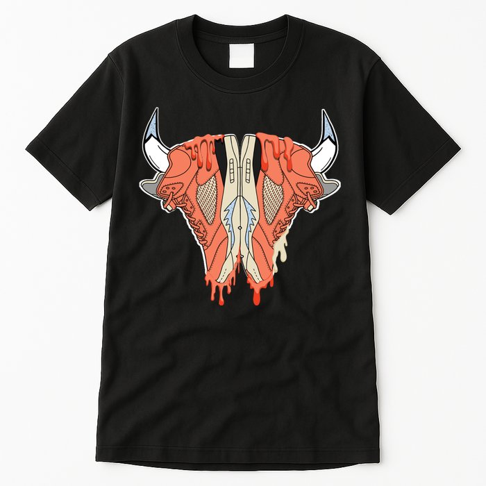 Buffalo Drip Crimson Bliss 5s Matching Tall T-Shirt