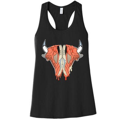 Buffalo Drip Crimson Bliss 5s Matching Women's Racerback Tank