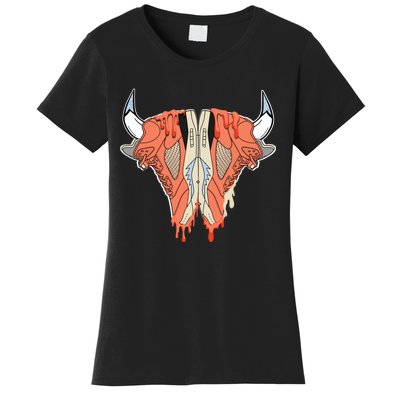 Buffalo Drip Crimson Bliss 5s Matching Women's T-Shirt