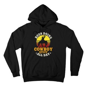 Been Doing Cow Stuff All Day Cow Farm Rancher Ranch Hoodie