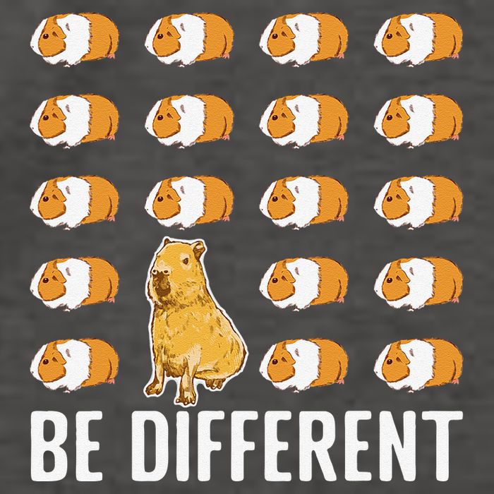 Be different Capybaras Funny Capibara Rodent Capybara  Vector Backpack