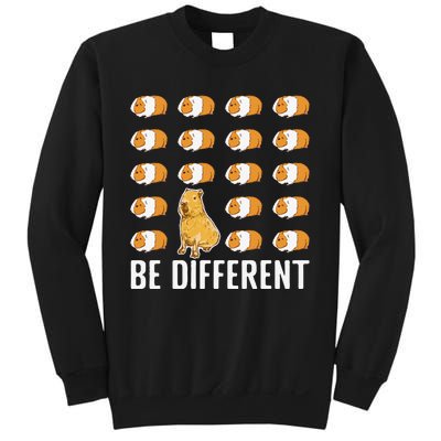 Be different Capybaras Funny Capibara Rodent Capybara  Sweatshirt