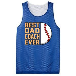 Best Dad Coach Ever Baseball Player Sports Lover Graphic Gift Mesh Reversible Basketball Jersey Tank