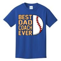 Best Dad Coach Ever Baseball Player Sports Lover Graphic Gift Kids T-Shirt