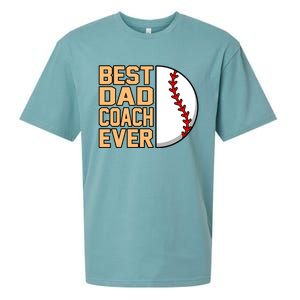 Best Dad Coach Ever Baseball Player Sports Lover Graphic Gift Sueded Cloud Jersey T-Shirt