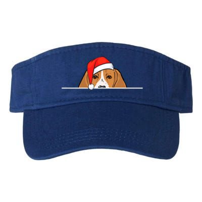 Beagle Dog Christmas Funny Gift Valucap Bio-Washed Visor