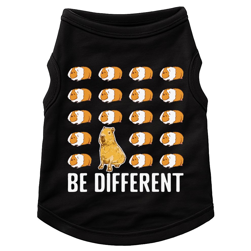 Be Different Capybaras Funny Rodent Capybara Doggie Tank