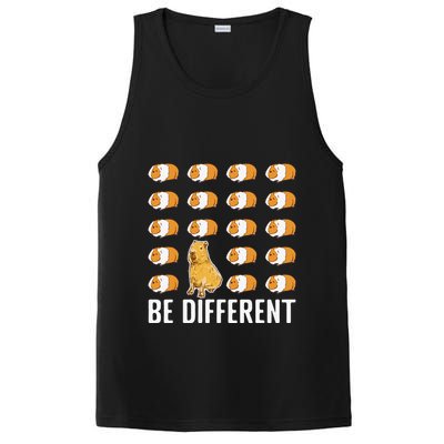 Be Different Capybaras Funny Rodent Capybara PosiCharge Competitor Tank